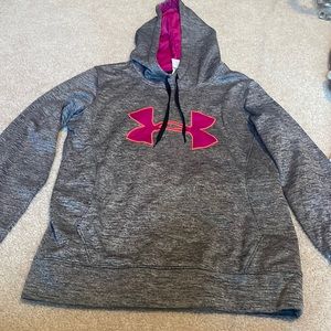 Grey under armour sweatshirt